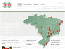 Tablet Screenshot of fertipar.com.br